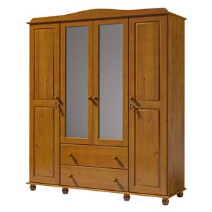 Skříň 4dveřová GRAND PRIX hnědá