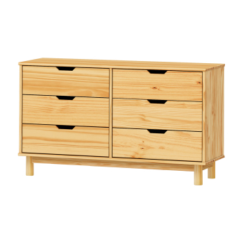 Komoda 3+3 zásuvky BONITO 2 lak