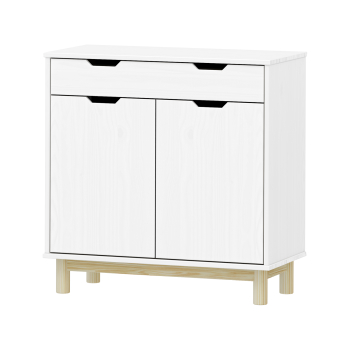 Komoda 2 dveře + 1 zásuvka BONITO 2 bílý lak