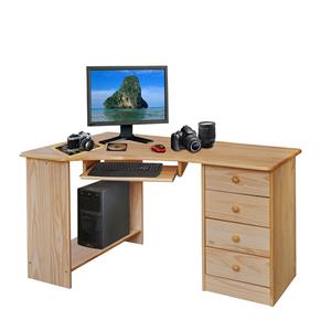 PC stůl rohový 8846 lakovaný